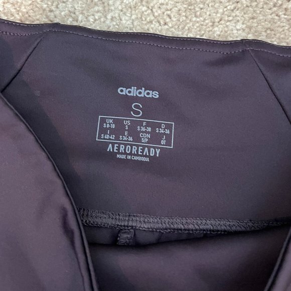 Adidas AEROREADY purple leggings - Picture 4 of 6